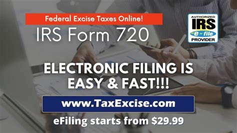 4th Quarter Excise Tax Electronic Filing Irs