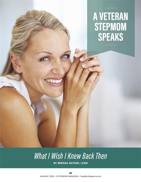 Veteran Stepmom Speaks January 2018 Issue Stepmom Magazine