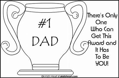 Coloring Pages Fathers Father Printable Happy Printables