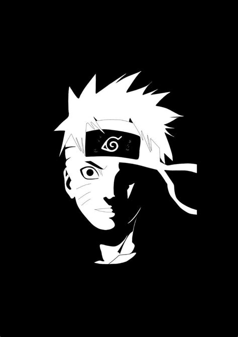 Black And White Naruto Wallpapers Top Free Black And White Naruto Backgrounds Wallpaperaccess