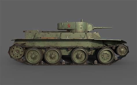 Soviet Tank Bt 5 3d Model Cgtrader