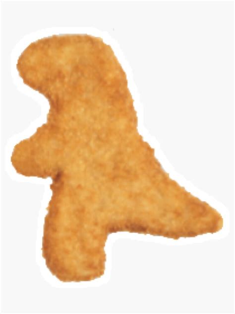 T Rex Dino Chicken Nugget Sticker For Sale By Hotchilipeppers Redbubble