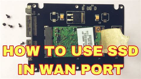 How To Use Ssd In Your Laptop Wwan Wifi Card Port Youtube