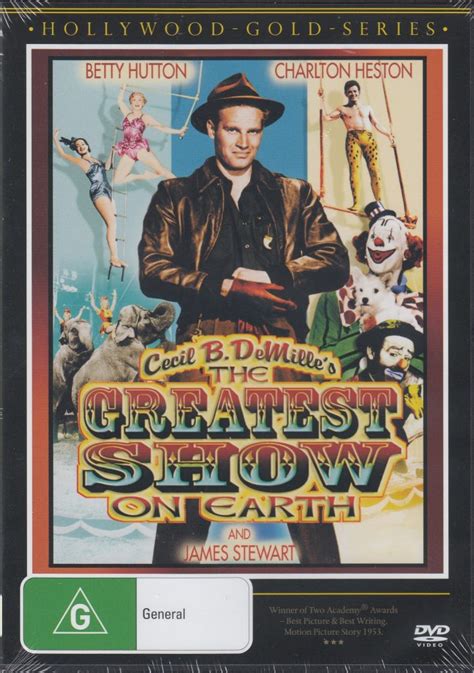 The Greatest Show On Earth Charlton Heston Dvd Film Classics