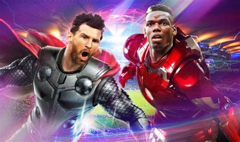 Avengers Endgame Stars As Footballers Messi Thor And