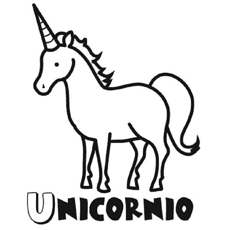 Como Pintar Un Unicornio Facil Imagen Para Colorear