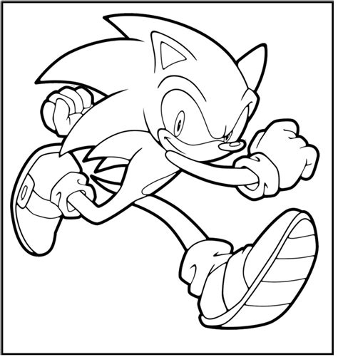 Sonic Picture Boys Coloring Pages For Kids Fab Printable Sonic The
