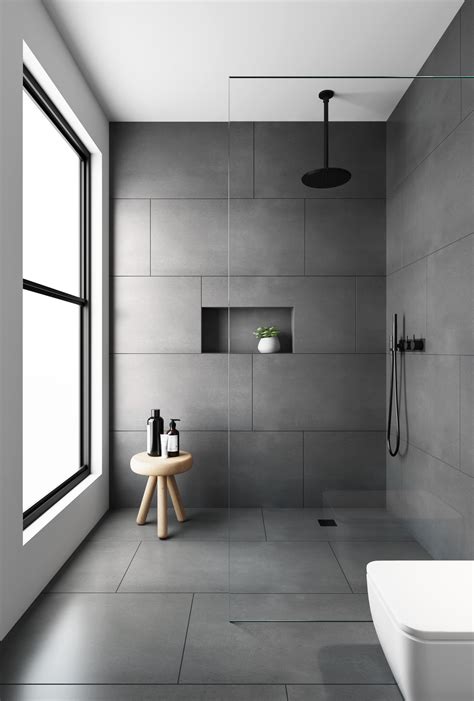 Grey wall & floor tiles. Evolution Matt Natural Grey Floor Tiles (With images ...