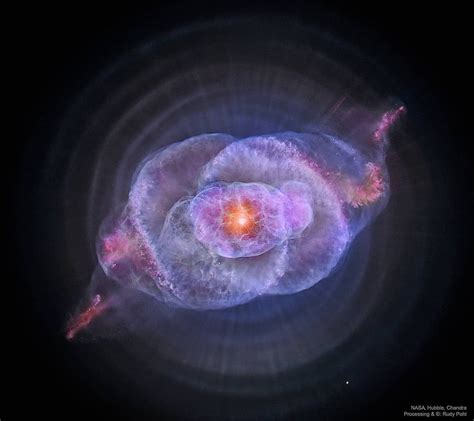 Astronomy And Cosmos On Instagram The Cats Eye Nebula In Optical And X