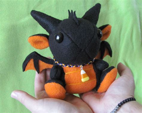 Halloween Dragon Plushie 2 By Dragonsandbeasties On Deviantart