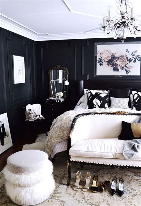 Awesome Black And White Bedroom Design