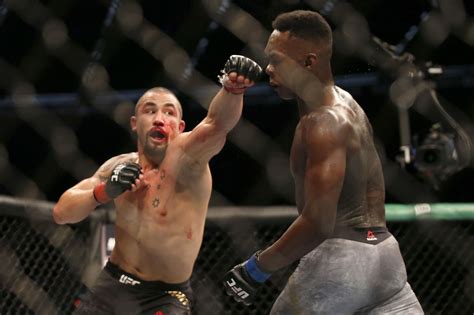 Midnight Mania Robert Whittaker Trash Talk Was Factor In Adesanya Loss