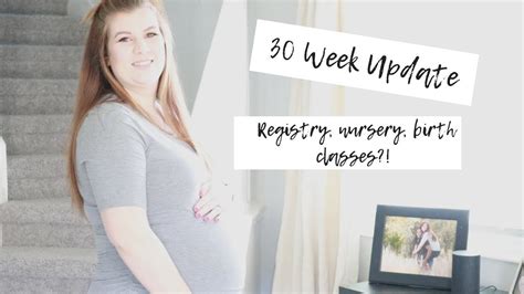30 Week Pregnancy Update ♡ Pregnancy Vlog 7 ♡ Sarah Harris Vlogs Youtube
