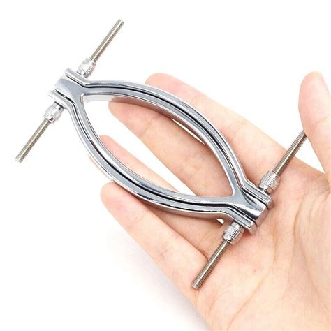 Stainless Steel Vagina Pussy Clamp Clitoris Bondage Fetish Bdsm Sex Toys Adults Ebay