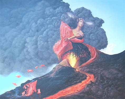 The Legend Behind Hawaiis Goddess Of Fire