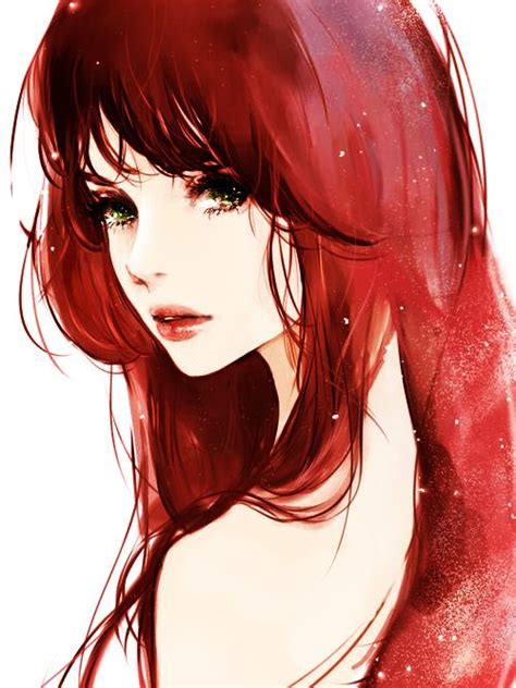 Image Anime Girl With Red Hair By Angel24601 D7q5fkh