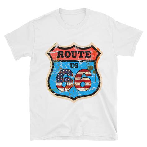 Route 66 T Shirt Finelineflag
