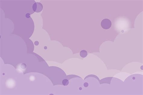 Abstract Purple Cloudy Background Vector Free Vector
