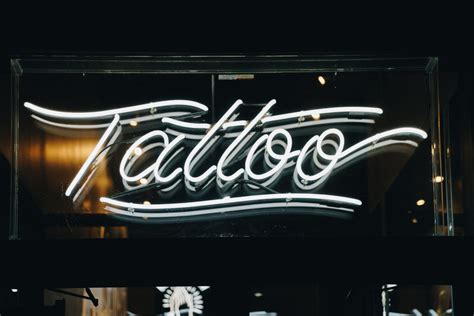Free Stock Photo Of Neon Tattoo Sign — Hd Images