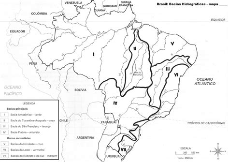 Geografia Fundamental Brasil Hidrografia