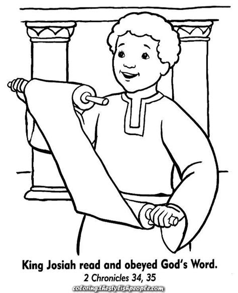 Amazing Picture outcome for king josiah coloring sheet | King josiah, Bible coloring pages, Flag