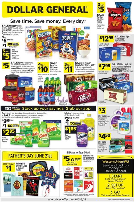 Dollar General Weekly Ad Sales And Flyers Specials Mallscenters
