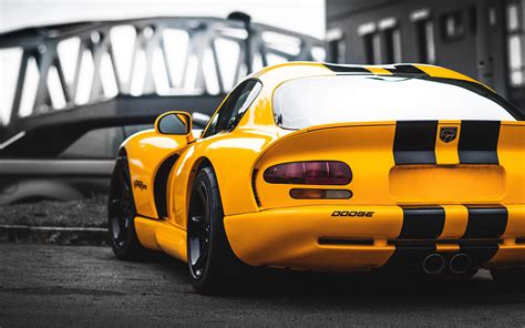 Dodge Viper Rear Hd Cars 4k Wallpapers Images Backgrounds Photos