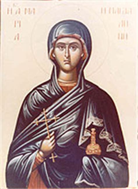 Όταν την είχαν κυριεύσει επτά δαιμόνια, ο χριστός την απάλλαξε κι έπειτα έγινε μαθήτριά του. ΑΓΙΑ ΜΑΡΙΑ ΜΑΓΔΑΛΗΝΗ