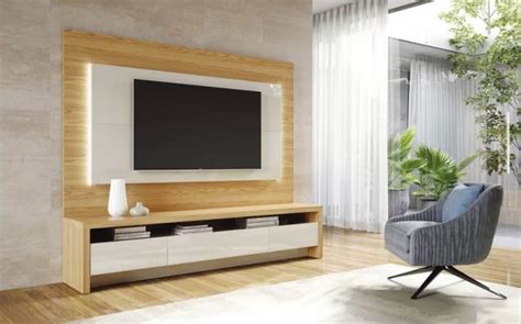 The natural medium brown color is a nice contrast to the strong white on the front of the tv stand. 51 TV Stands And Wall Units To Organize And Stylize Your ...