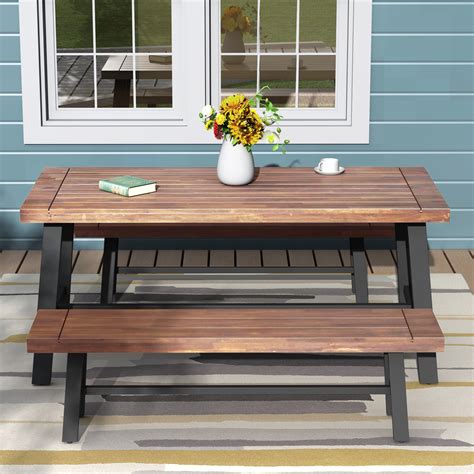 Check spelling or type a new query. Patio Furniture Sets Clearance, URHOMEPRO Wood Outdoor ...