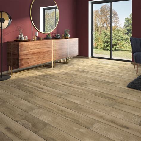 Leroy merlin carrelage mosaic : Carrelage sol et mur miel effet bois Realta - Carrelage ...