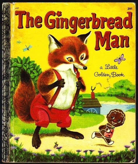 1969 The Gingerbread Man Little Golden Books Vintage Childrens