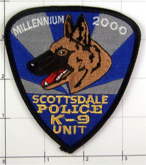 Arizona Scottsdale Police K9 Unit K 9 Canine Dog Law Enforcement Patch