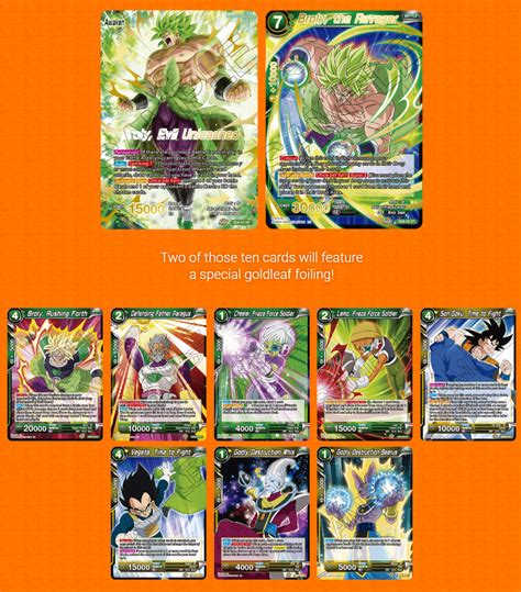 Dragon Ball Super Card Game Dbs Sd08 Rising Broly Starter Deck
