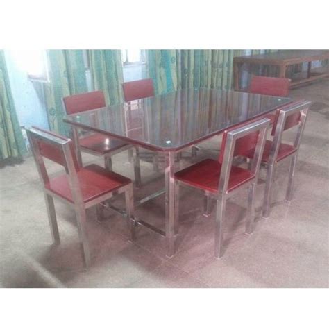Maybe you would like to learn more about one of these? Stainless Steel Rectangular Dining Table Set, Rs 16000 ...