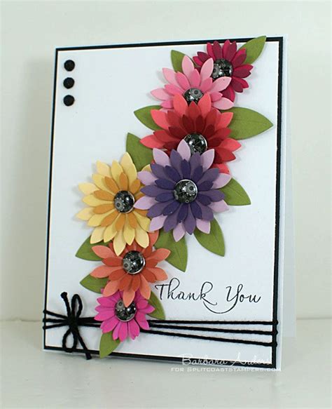 Say a special thank you with cards that look and feel unique. 219 best Cards with dimensional flowers images on ...