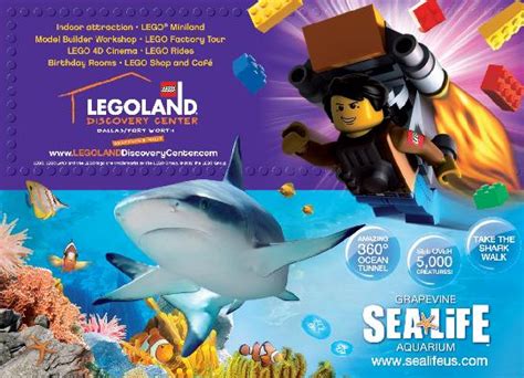 Legoland Discovery Center And Sea Life Grapevine Aquarium Holiday