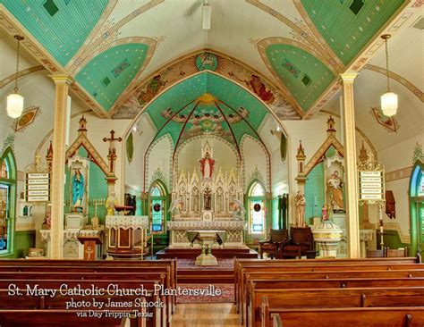 St Marys Catholic Church In Plantersville Day Trippin Texas