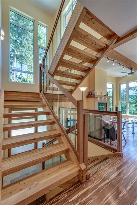 Adanac Residence Transitional Staircase Vancouver By Rdc Fine