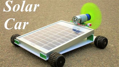 How To Make A Solar Car Solar Air Car Youtube
