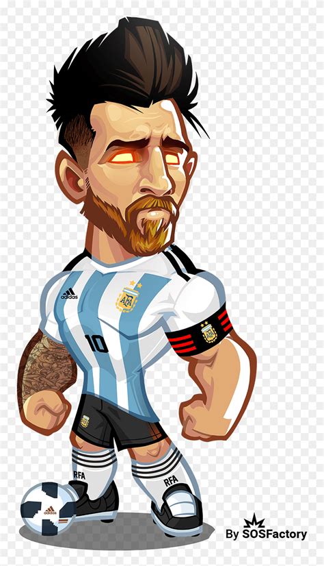 Drawing Messi Soccer Dibujos De Futbol De Messi Hd Png Download