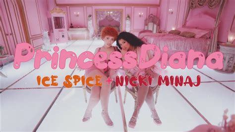 Ice Spice And Nicki Minaj Princess Diana Lyric Video Youtube