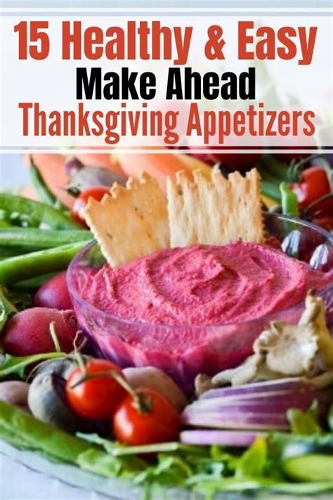 Our straightforward recipe is easy to pull together with a few simple ingredients, and the citrus will give your sauce a fresh zing, even after reheating on the stove. 15 Easy Make Ahead Thanksgiving Appetizers That Are Crowd ...
