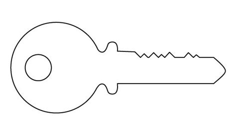 Printable Cut Out Key Template Printable Templates