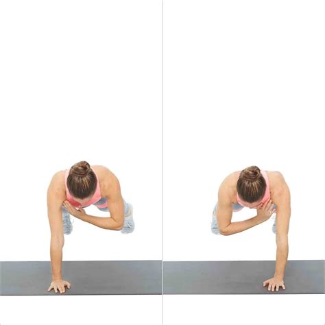 Plank With Shoulder Tap Arm And Shoulder Exercises Popsugar Fitness