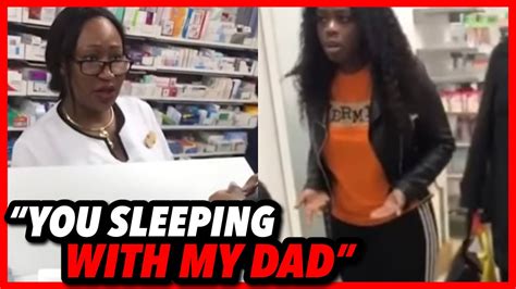 Daughter Confronts Her Dads Sidechick At Her Job Youtube