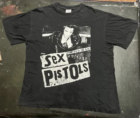 Vintage 90s Sex Pistols Johnny Rotten Anarchy In The Uk T Shirt Xl 11167 Picclick