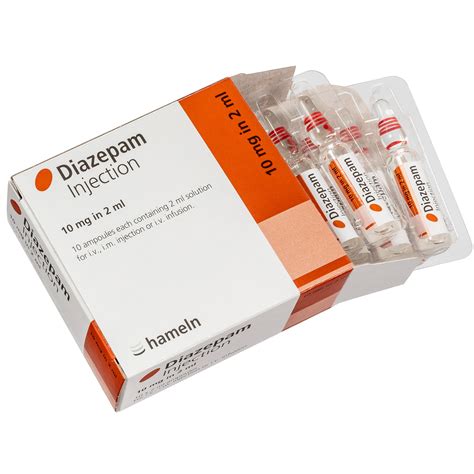 AGD020 : Diazepam Injection B.P. 10mg2ml Ampoules