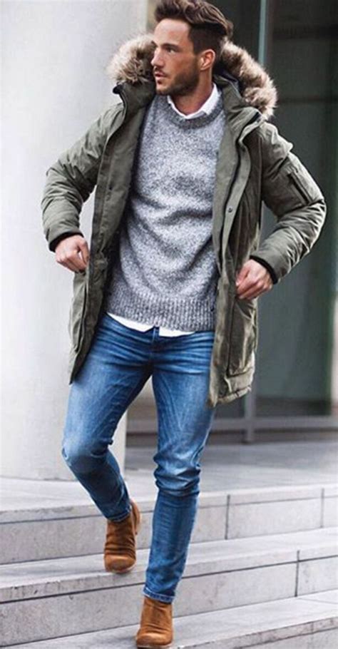 Nice 38 Winter Style Ideas For Men In This Year