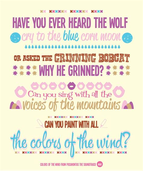 Последние твиты от disney songs quotes (@disneysongquote). "Colors of the Wind" - Pocahontas. :) | Disney songs ...